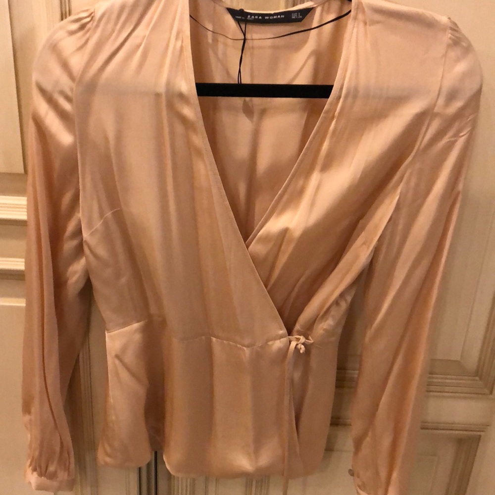 Zara Peach top size S